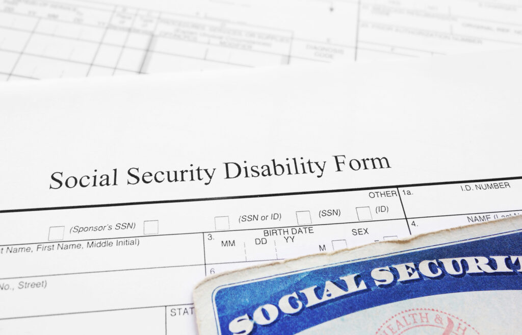 disability benefits application